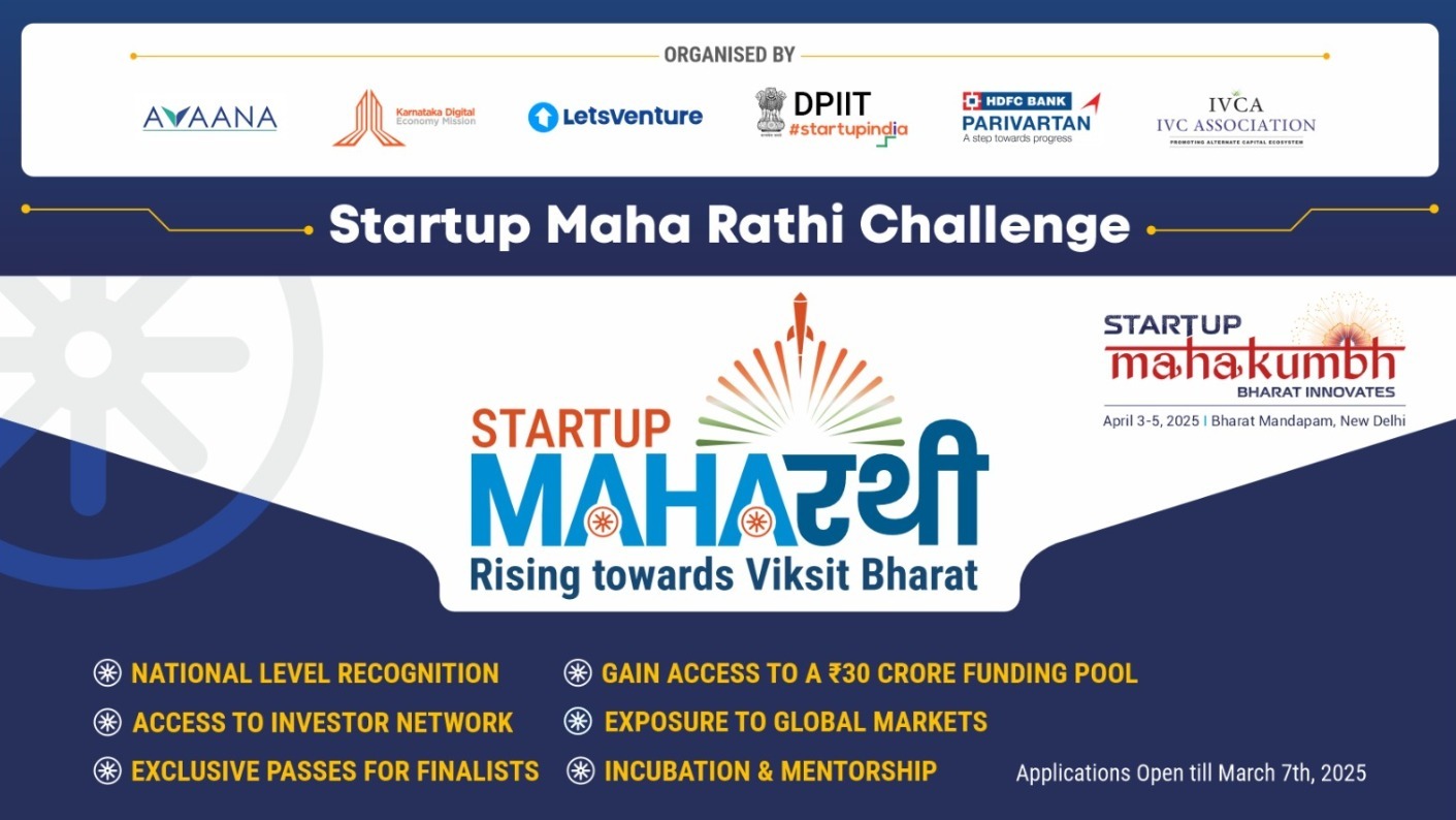 Startup Mahakumbh unveils Startup Maha Rathi for entrepreneurs with a prize pool of up to ₹30 Cr